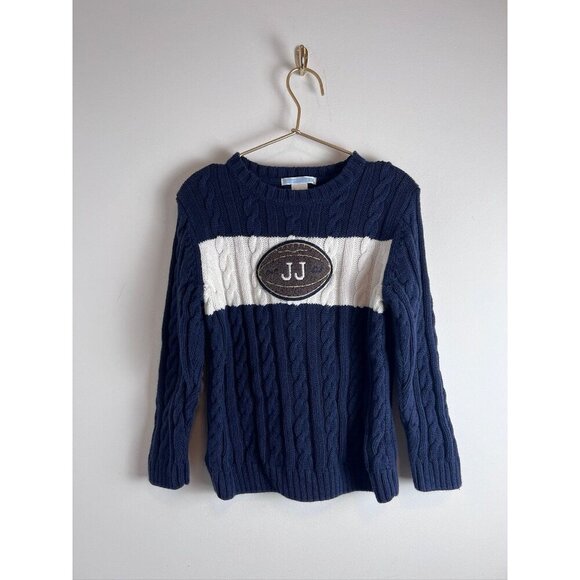 Janie and Jack football Sweater 5 - Picture 1 of 10